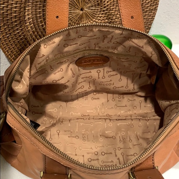 Fossil Mason Satchel Russet Brown - Picture 8 of 13